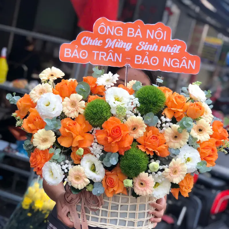 Hộp hoa chúc mừng – ảnh 1