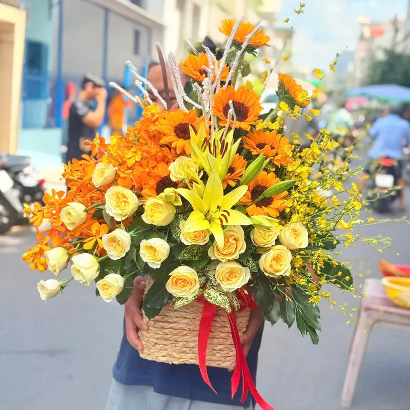 Hộp hoa chúc mừng – ảnh 3