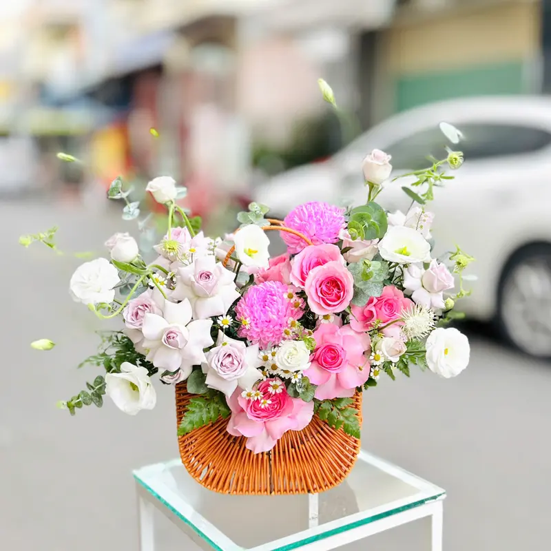 Giỏ hoa yêu thương – ảnh 1