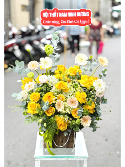 Lẵng hoa _ HV_ HH_123