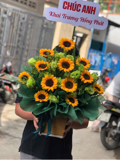 Giỏ hoa chúc mừng _HV_GH_03655