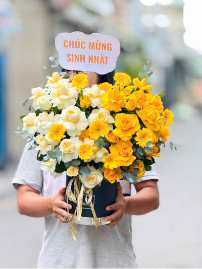 Hộp hoa yêu thương _HV_HH_00115