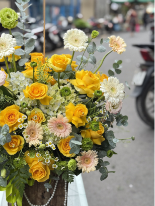 Lẵng hoa _ HV_ HH_123