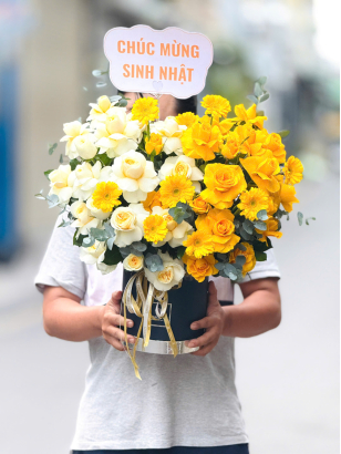 Hộp hoa yêu thương _HV_HH_00115