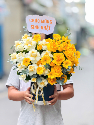 Hộp hoa yêu thương _HV_HH_00115